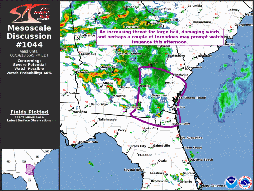 Mesoscale Discussion 1044