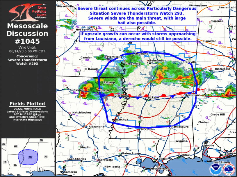 Mesoscale Discussion 1045