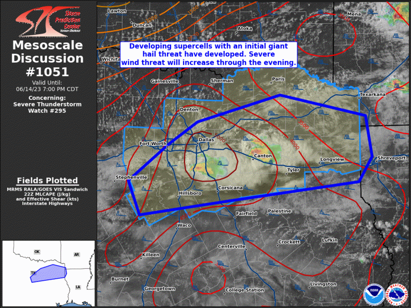 Mesoscale Discussion 1051