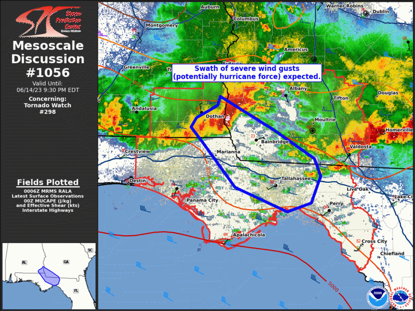 Mesoscale Discussion 1056