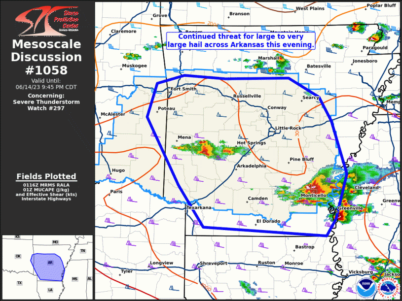 Mesoscale Discussion 1058