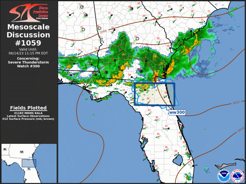 Mesoscale Discussion 1059