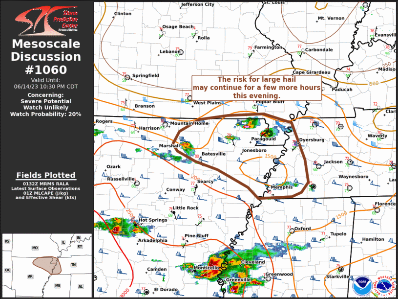 Mesoscale Discussion 1060