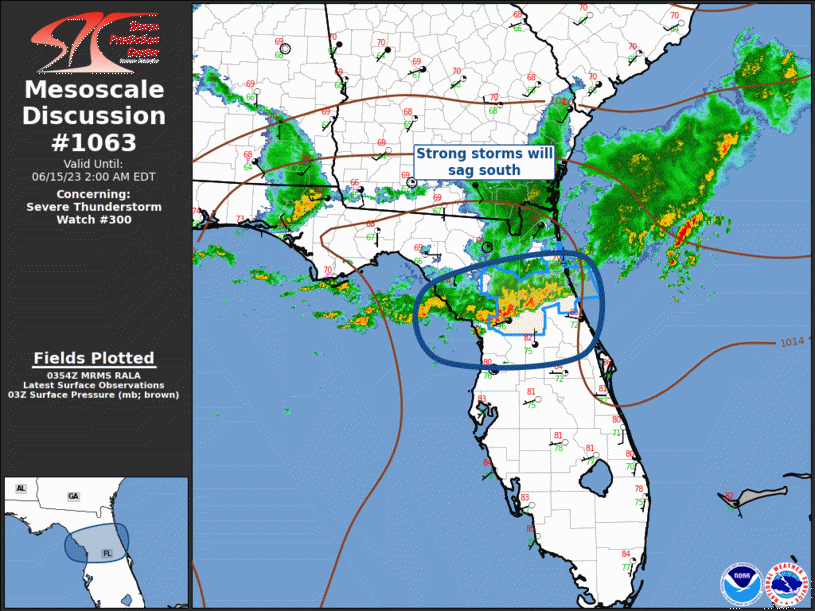 Mesoscale Discussion 1063