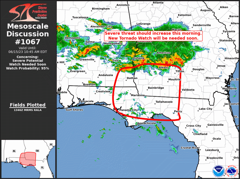 Mesoscale Discussion 1067