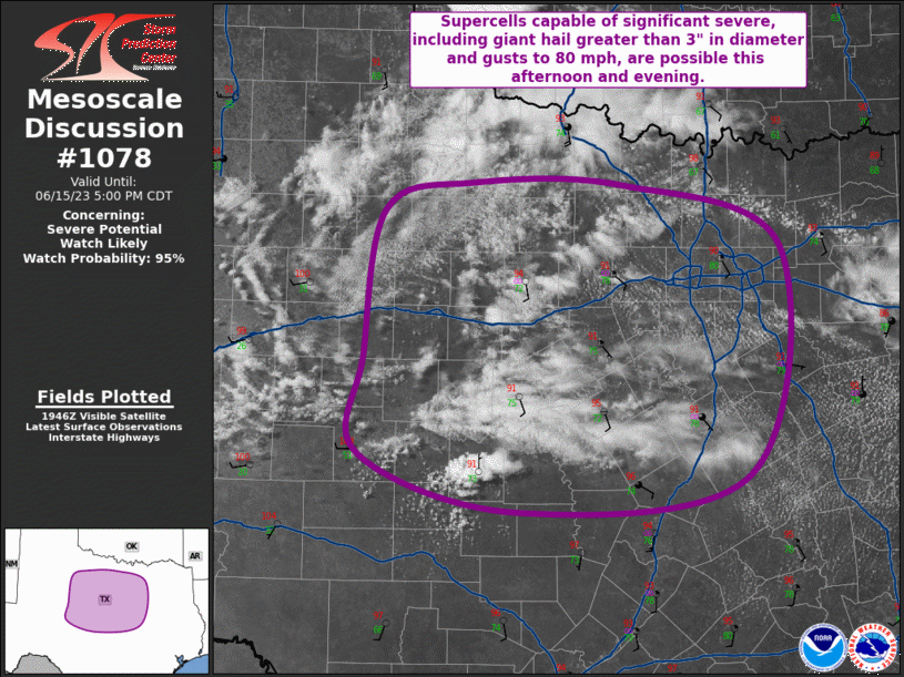 Mesoscale Discussion 1078