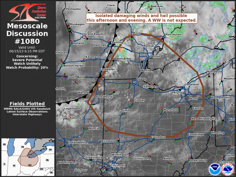 Mesoscale Discussion 1080