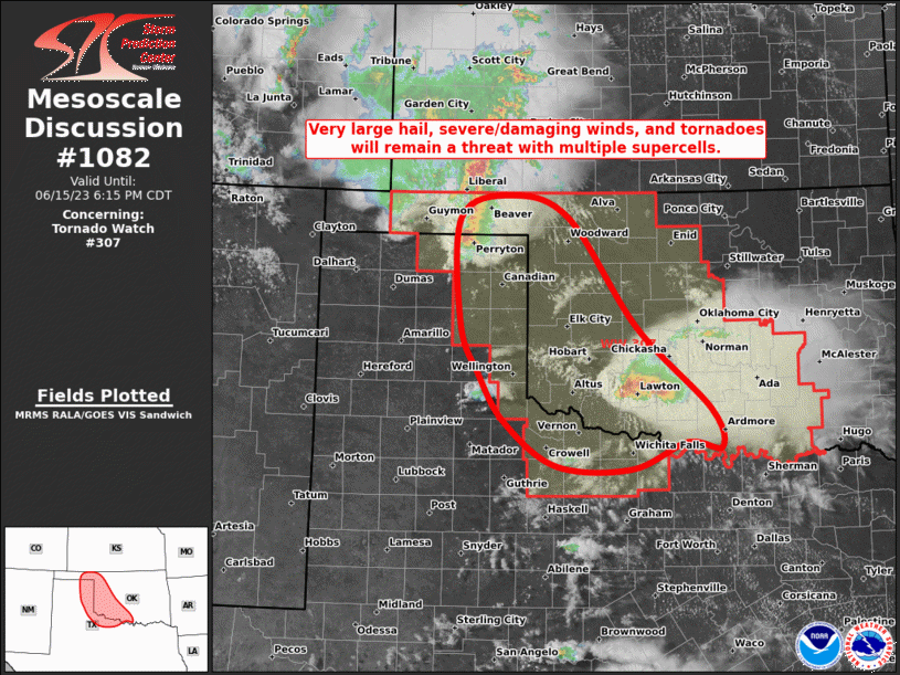 Mesoscale Discussion 1082