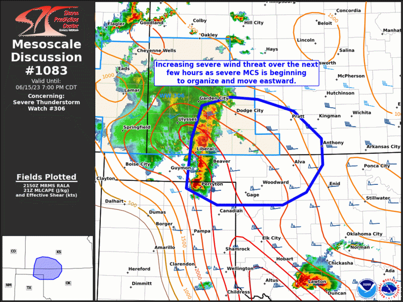 Mesoscale Discussion 1083