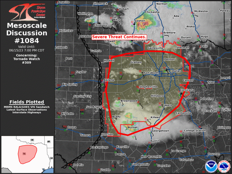 Mesoscale Discussion 1084