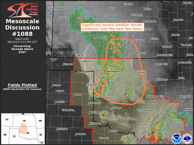 Mesoscale Discussion 1088
