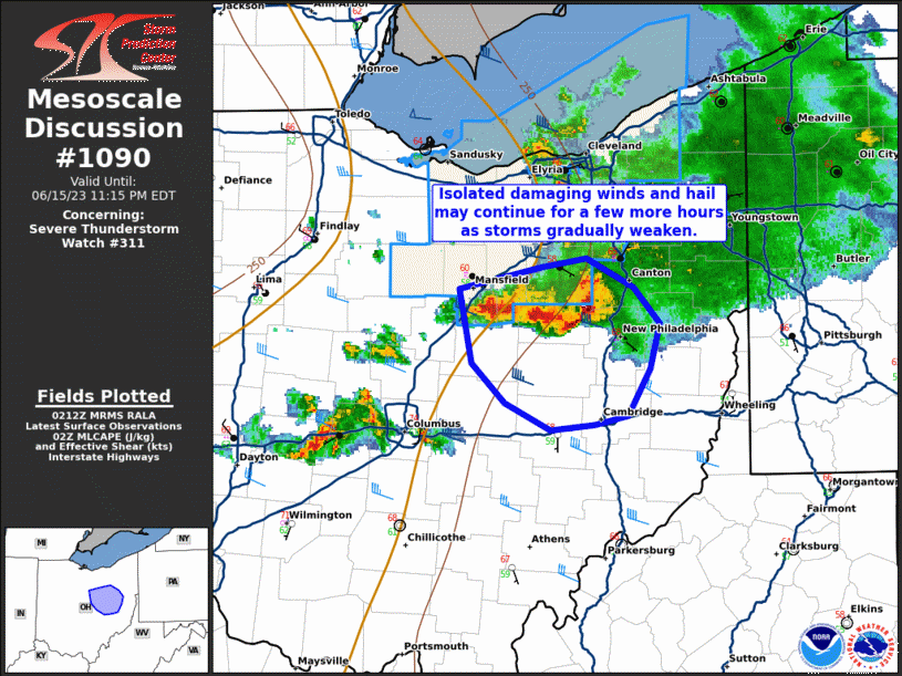 Mesoscale Discussion 1090