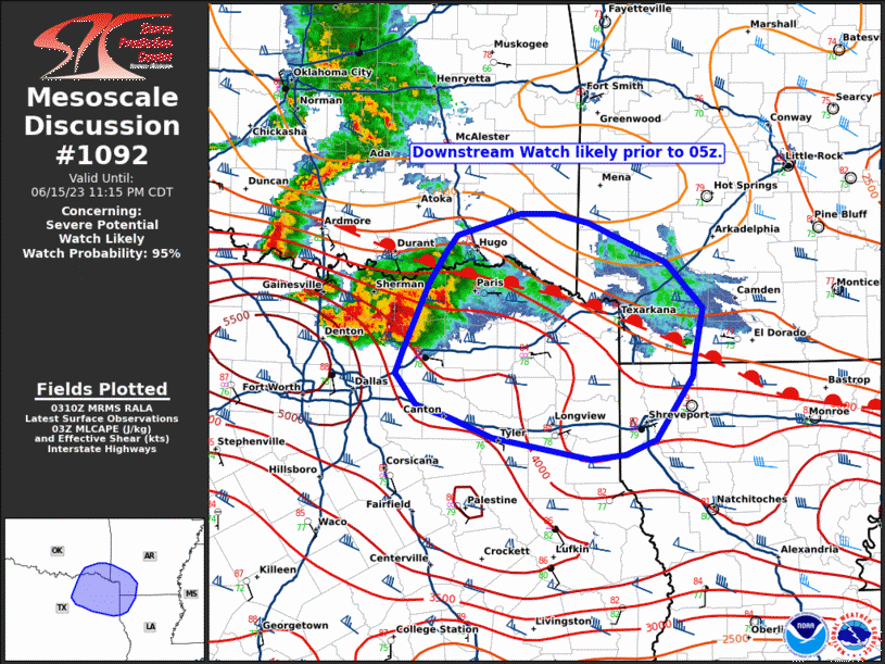 Mesoscale Discussion 1092