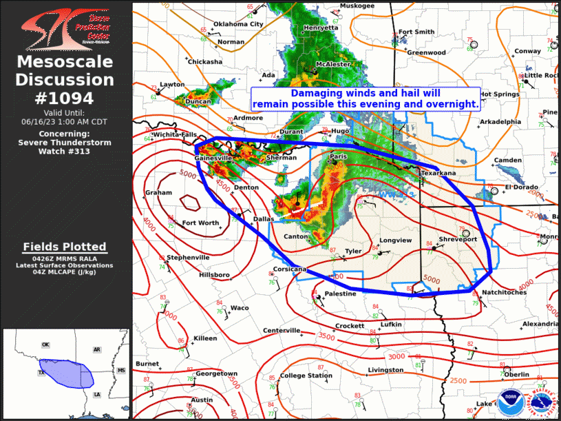 Mesoscale Discussion 1094