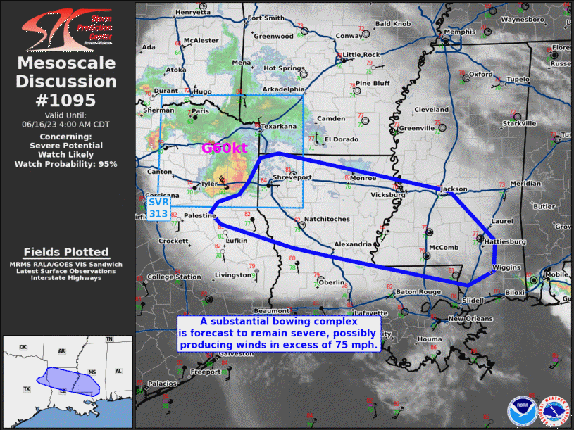 Mesoscale Discussion 1095
