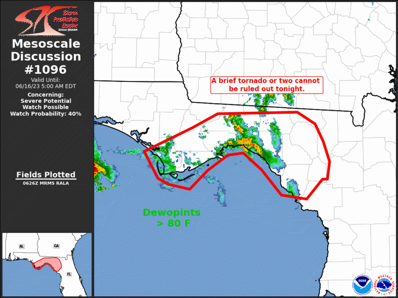 Mesoscale Discussion 1096