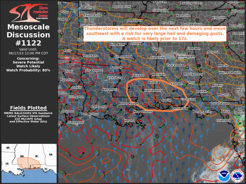 Mesoscale Discussion 1122