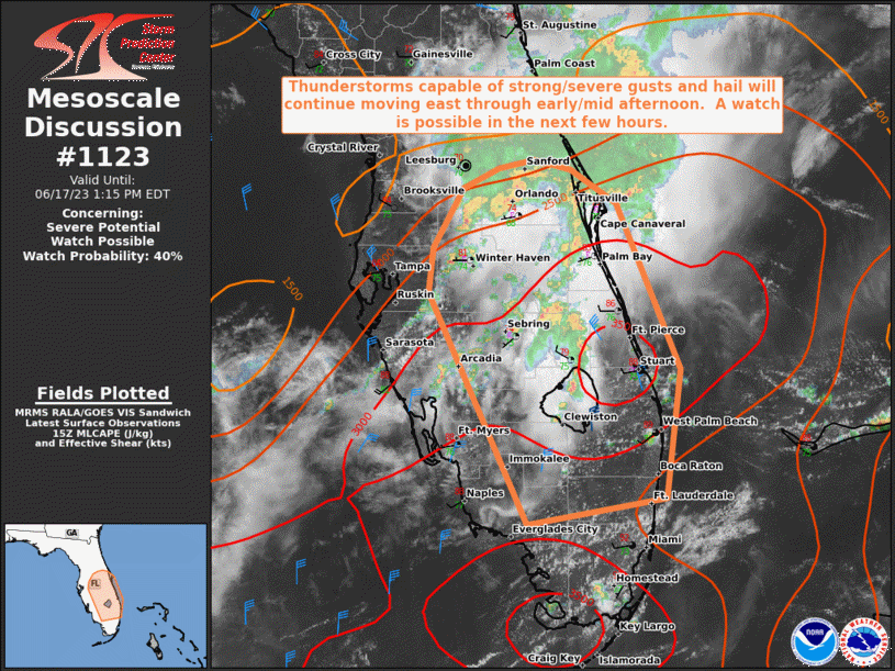 Mesoscale Discussion 1123