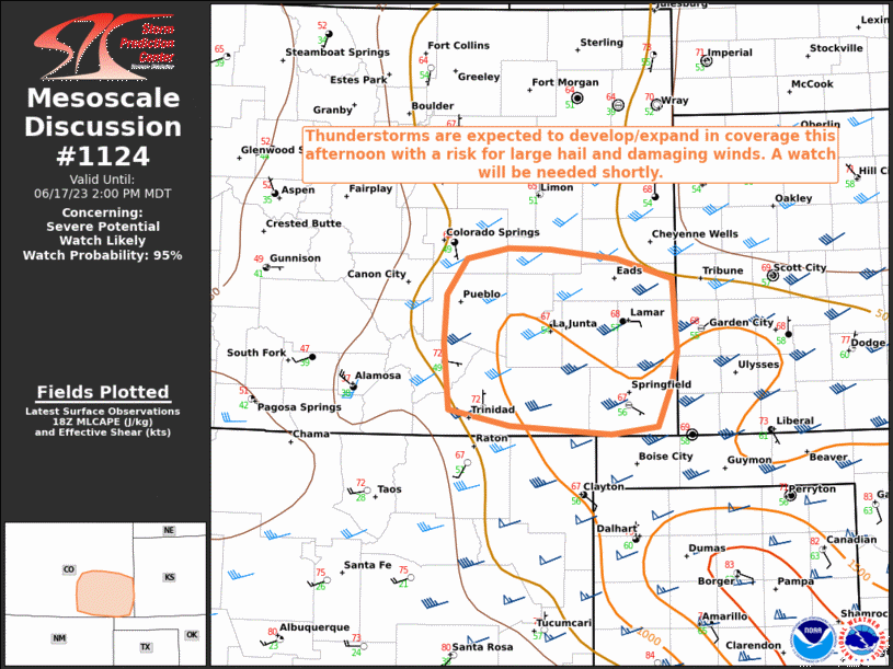 Mesoscale Discussion 1124