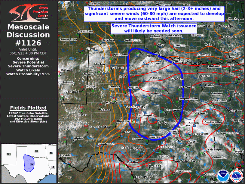 Mesoscale Discussion 1126