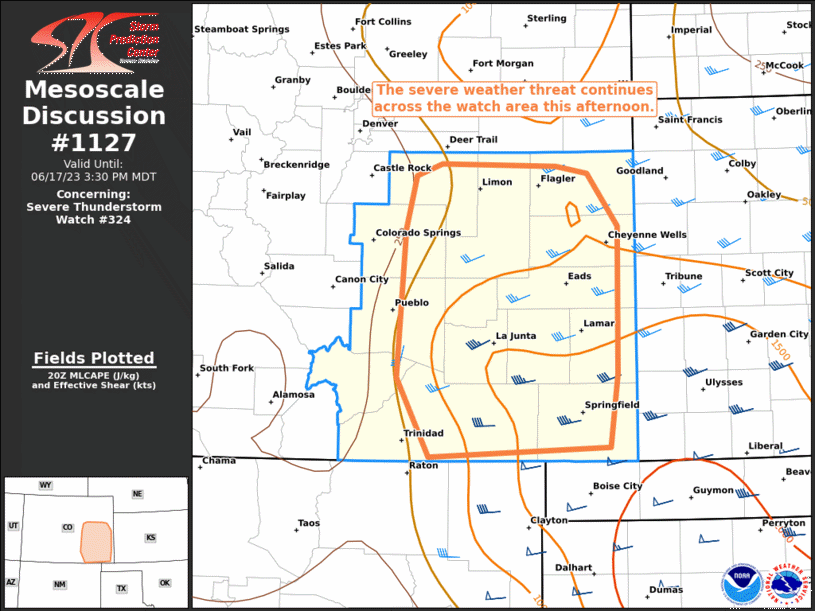 Mesoscale Discussion 1127