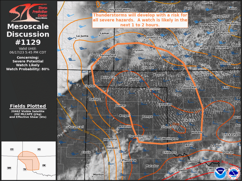 Mesoscale Discussion 1129