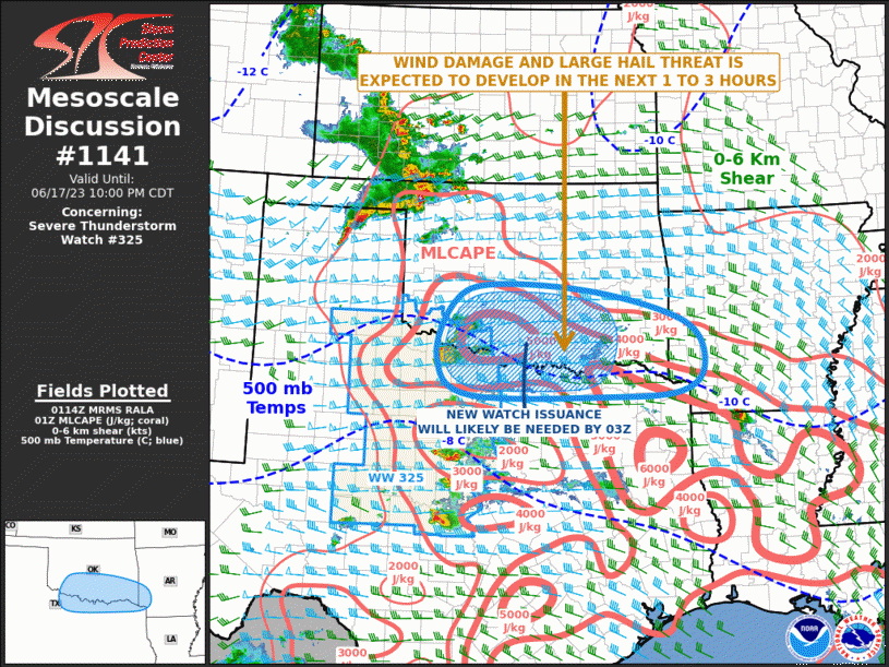Mesoscale Discussion 1141