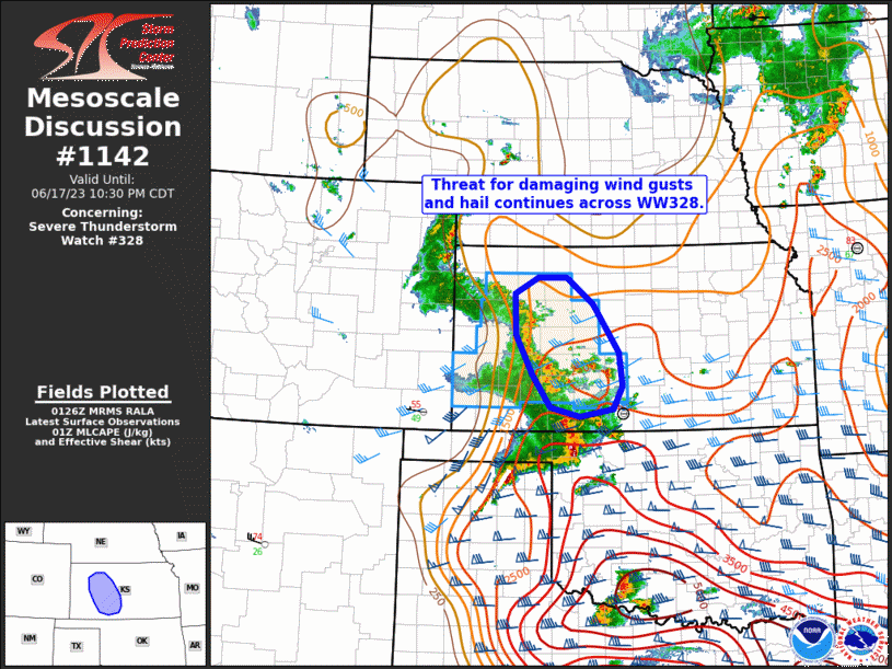 Mesoscale Discussion 1142