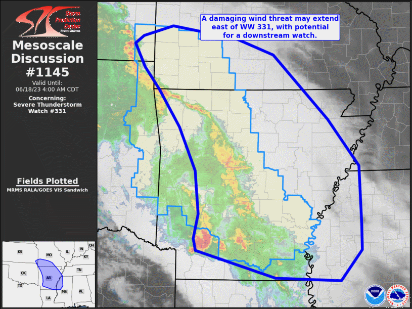 Mesoscale Discussion 1145