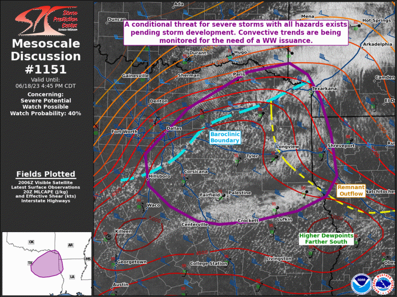 Mesoscale Discussion 1151