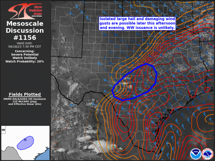 Mesoscale Discussion 1156
