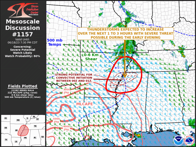 Mesoscale Discussion 1157