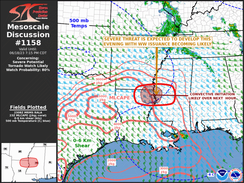Mesoscale Discussion 1158