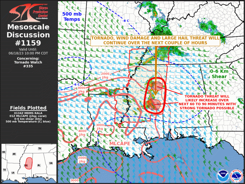 Mesoscale Discussion 1159