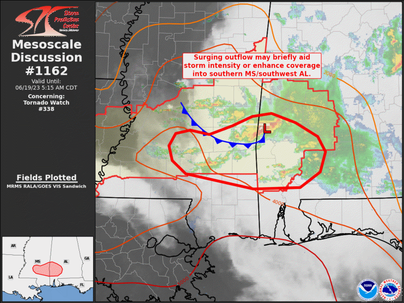 Mesoscale Discussion 1162