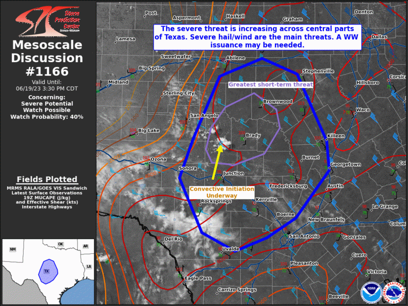 Mesoscale Discussion 1166