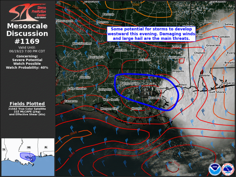 Mesoscale Discussion 1169