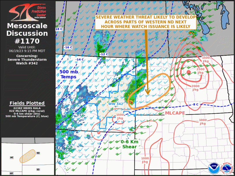 Mesoscale Discussion 1170