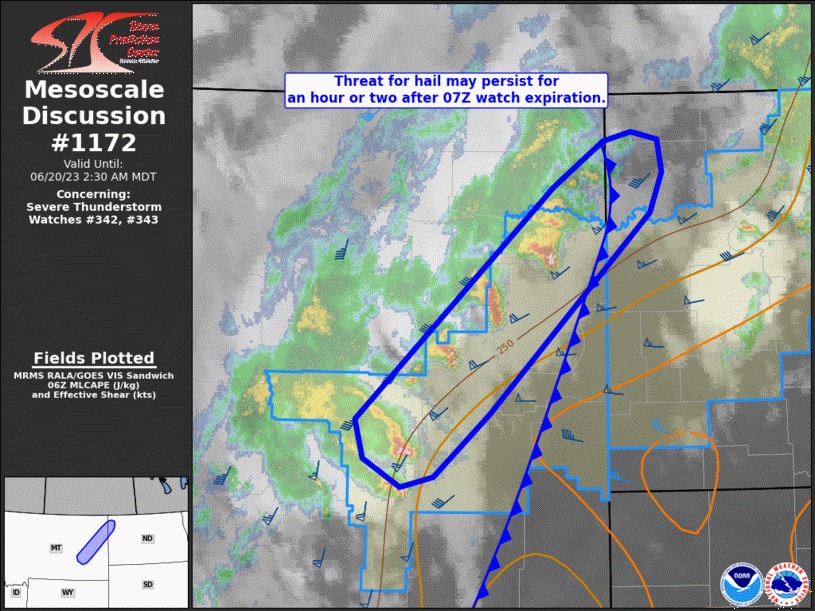 Mesoscale Discussion 1172