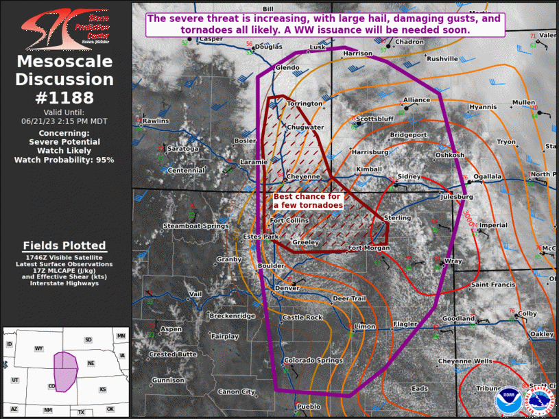 Mesoscale Discussion 1188