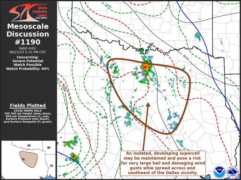 Mesoscale Discussion 1190