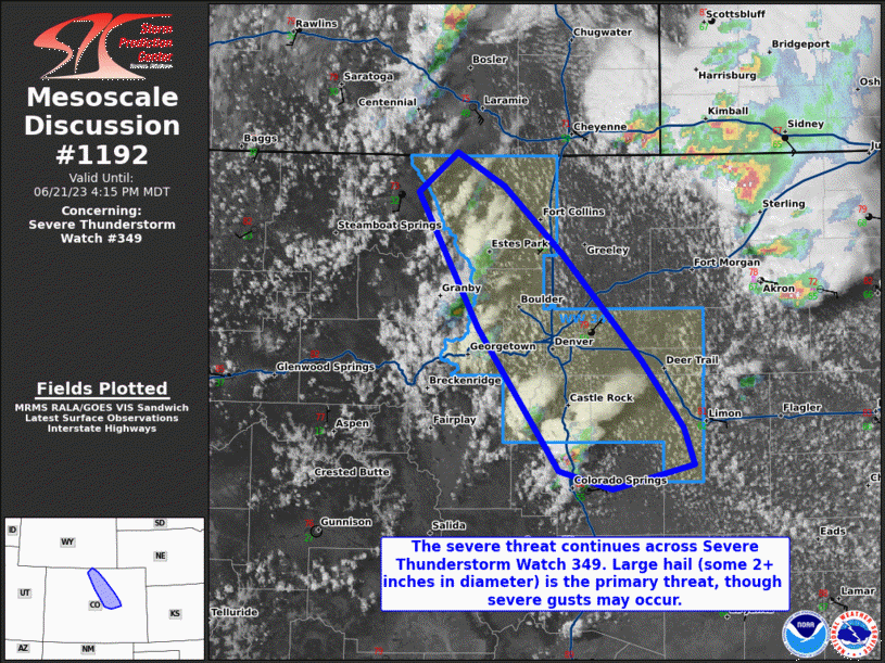 Mesoscale Discussion 1192