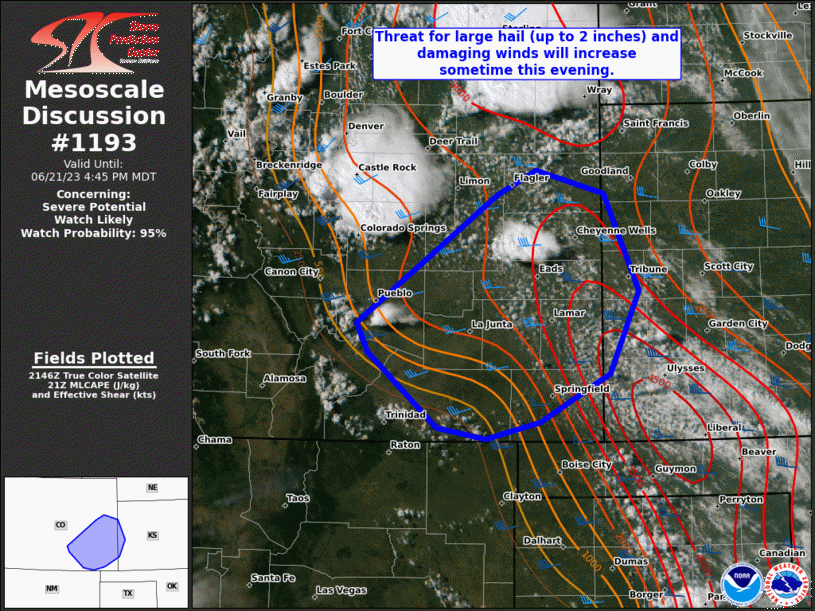 Mesoscale Discussion 1193