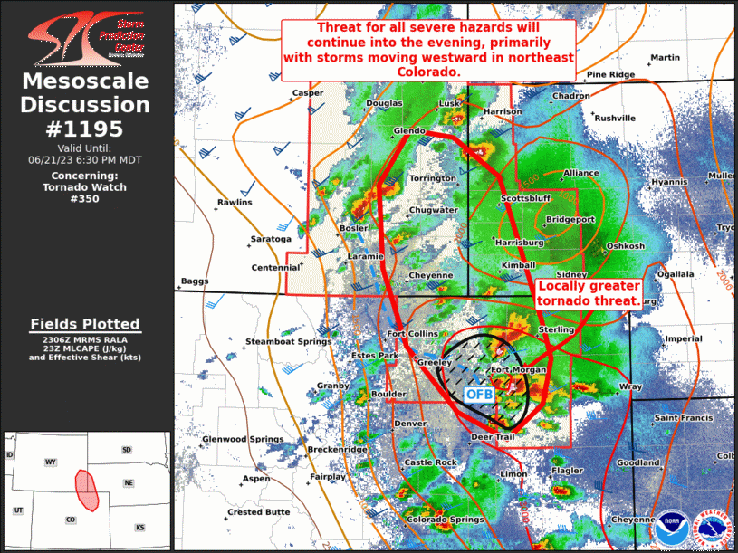 Mesoscale Discussion 1195