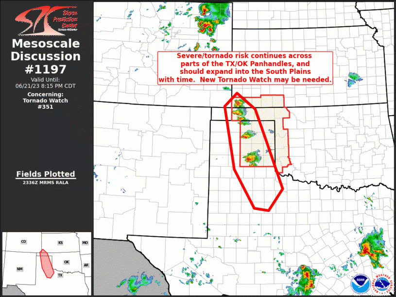 Mesoscale Discussion 1197