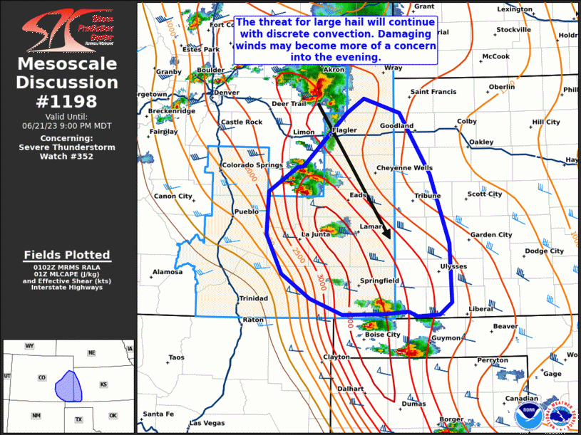 Mesoscale Discussion 1198