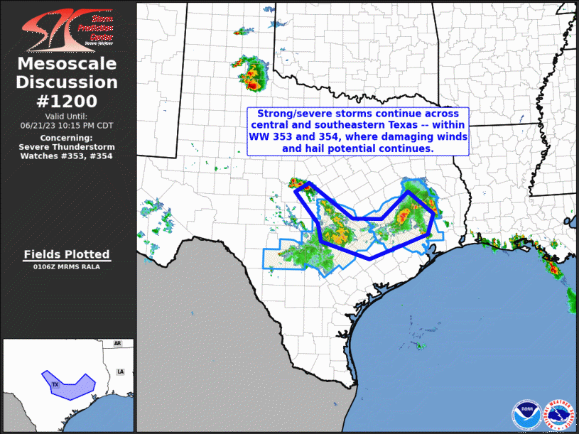 Mesoscale Discussion 1200