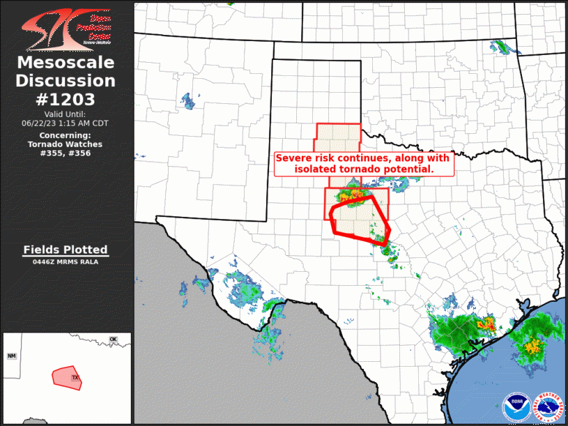Mesoscale Discussion 1203