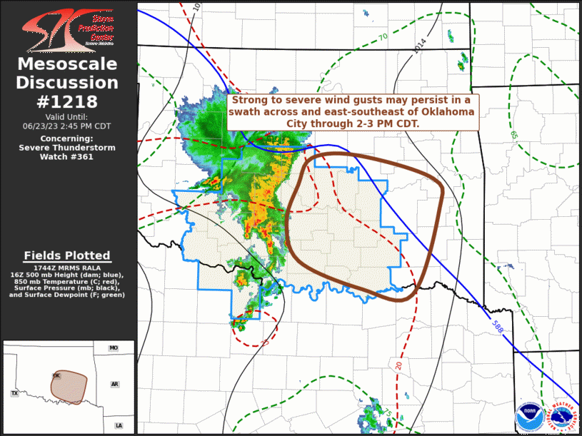 Mesoscale Discussion 1218