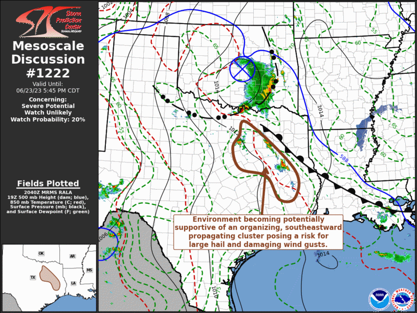 Mesoscale Discussion 1222